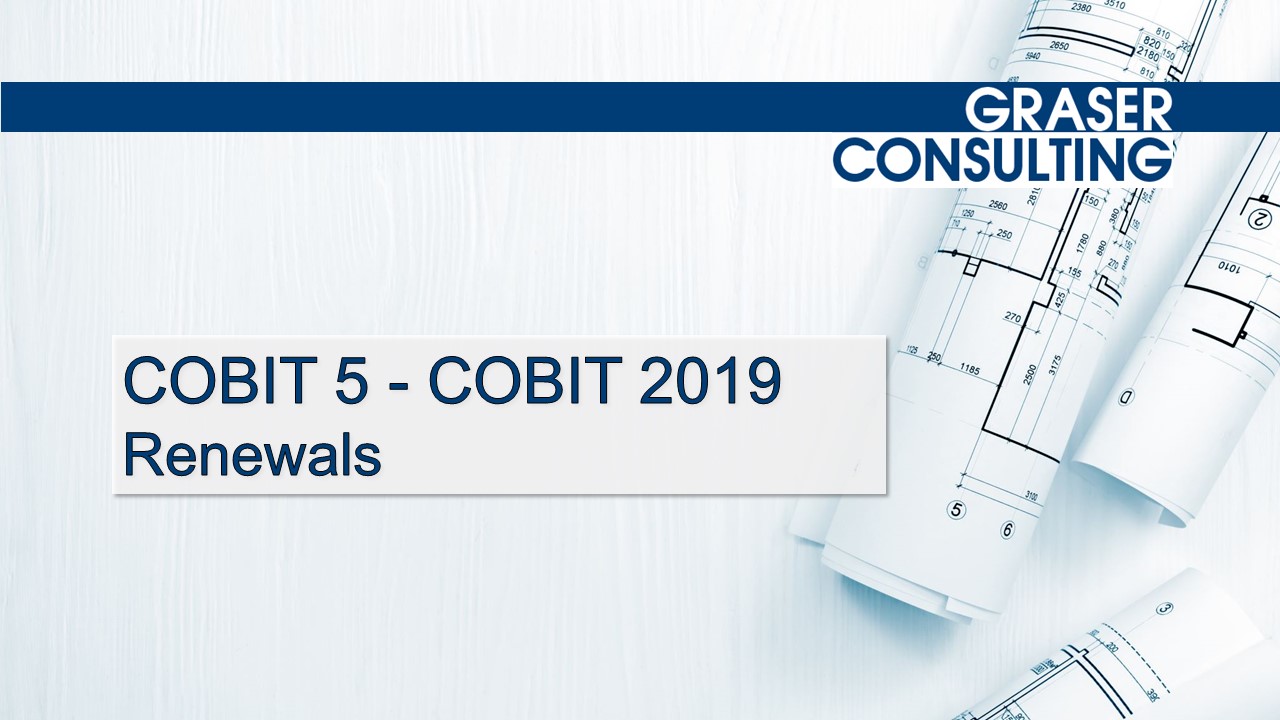 Renewals COBIT 5 and COBIT 2019